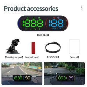 Mrgauge G26 Head-up Display (HUD) con Conexión USB, Velocímetro, Brújula, Pantalla HD en MPH/KMH, Velocímetro <span class=keywords><strong>GPS</strong></span> para Automóvil - Product Image 6
