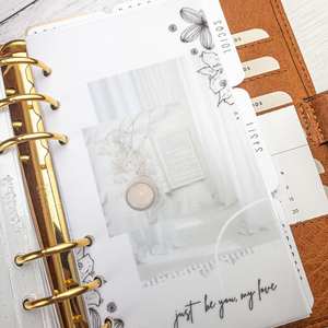 Discos ocultos, diario de cuero, planificador punteado, agendas de lujo 2024, servicio de impresión de cuero PU A5 de negocios, Guangzhou personalizado - Product Image 2