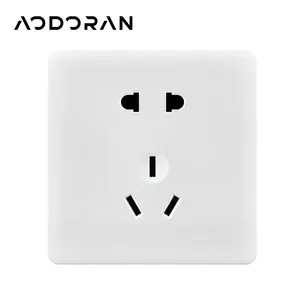 AODORAN 86mm 5 pinli duvar anahtarları ve prizler elektrik