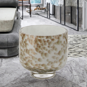 Tumbler con coriandoli <span class=keywords><strong>di</strong></span> <span class=keywords><strong>vetro</strong></span> bianco soffiato a mano <span class=keywords><strong>barattoli</strong></span> contenitore per decorazione domestica o san valentino - Product Image 3