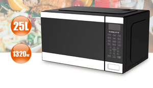 Thương hiệu cao cấp Sokany 10017 với nướng 25L Trắng lò vi sóng thiết bị gia dụng - Product Image 4