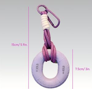 Anillos de Fuerza para Gimnasio 50LB, de Aleación de Zinc 3D, Agarre de Mano de Silicona, Fortalecedor de Brazos, Alivio del Estrés, Llavero - Product Image 4