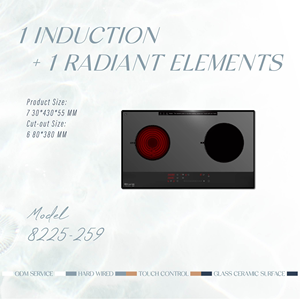 Cocina de Inducción e Infrarrojos Inteligente de Alta Calidad, 4800w, con WIFI Integrado, Cocina Eléctrica Híbrida - Product Image 3