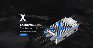 Sunnysky X105A PRO <span class=keywords><strong>ESC</strong></span> sin escobillas 3-6s controlador de velocidad eléctrico de 32 bits para VTOL Dron de ala fija UAV FPV RC helicóptero avión - Product Image 3