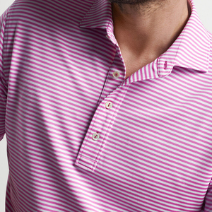 Tùy Chỉnh Người Đàn Ông Mới Của Polo Áo Sơ Mi 2023 Mùa Hè Sọc Ngắn Sle Golf Hiệu Suất Jersey Polos Sọc - Product Image 4