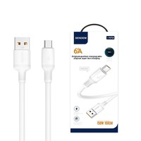 Câble de données pour téléphone 1M/2M, nouveau, 150W, avec transfert de données, compatible avec iOS et Android, type-C, câble de charge rapide 6A