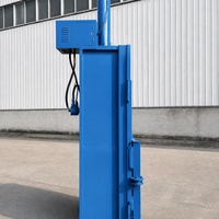 Presse à balles hydraulique automatique de 40 tonnes pour bouteilles PET, commande PLC, compacteur de recyclage de déchets plastiques