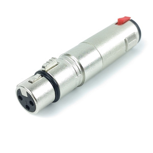 <b>Dmx</b> Connector 3 Pin Female To 6.35mm Female Adapter Metal Stage <b>Lighting</b> Equipment - Product Image 5
