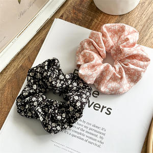 Chouchou uni, accessoires pour femmes, bandeau élastique coréen, chouchou vintage simple pour filles, bandeau pour <span class=keywords><strong>cheveux</strong></span> - Product Image 2