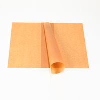 Feuilles de papier kraft double face brun sulfurisé pour la cuisson au four pour le revêtement du pain et de la pizza de qualité alimentaire