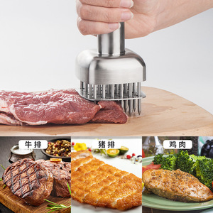 ค้อนทุบเนื้อสเต็กสแตนเลสคุณภาพสูง ใช้งานได้ดีสำหรับอาหารทะเล - Product Image 2