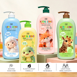 Private Brand Organic 3 in 1 Baby Goat Milk Shower Gel <strong>Shampoo</strong> and Conditioner Herbal Gentle Hydrating Tear-free Mild Kids - Product Image 2