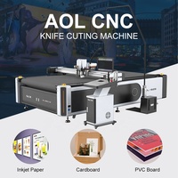 Máquina de Corte de Vinilo Reflectante CNC AOL Digital de Alta Precisión con Cuchilla de Arrastre y Cámara CCD