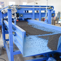 Ligne de recyclage industrielle de déchets de pneus à double arbre pour le découpage de pneus, le traitement du caoutchouc et la fabrication de machines en caoutchouc plastique