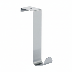 Spirella "Lift" door <b>hook</b> in matte <b>chrome</b> stainless steel, 14 cm - Product Image 2