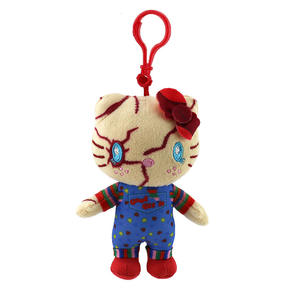 Lindo <span class=keywords><strong>Peluche</strong></span> de Gatito Sanrio de Halloween, Muñeco de <span class=keywords><strong>Peluche</strong></span> de Fantasma <span class=keywords><strong>Chucky</strong></span> para Decoración de Fiestas de Halloween o Regalos - Product Image 4