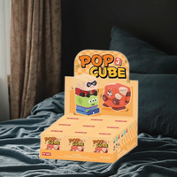 POPmart 100% оригинальный материал из ПВХ, LABUUB Wala Bass, секретная коробка-сюрприз для клубничного медведя, майка, 1/12 масштабировать тайну с нами