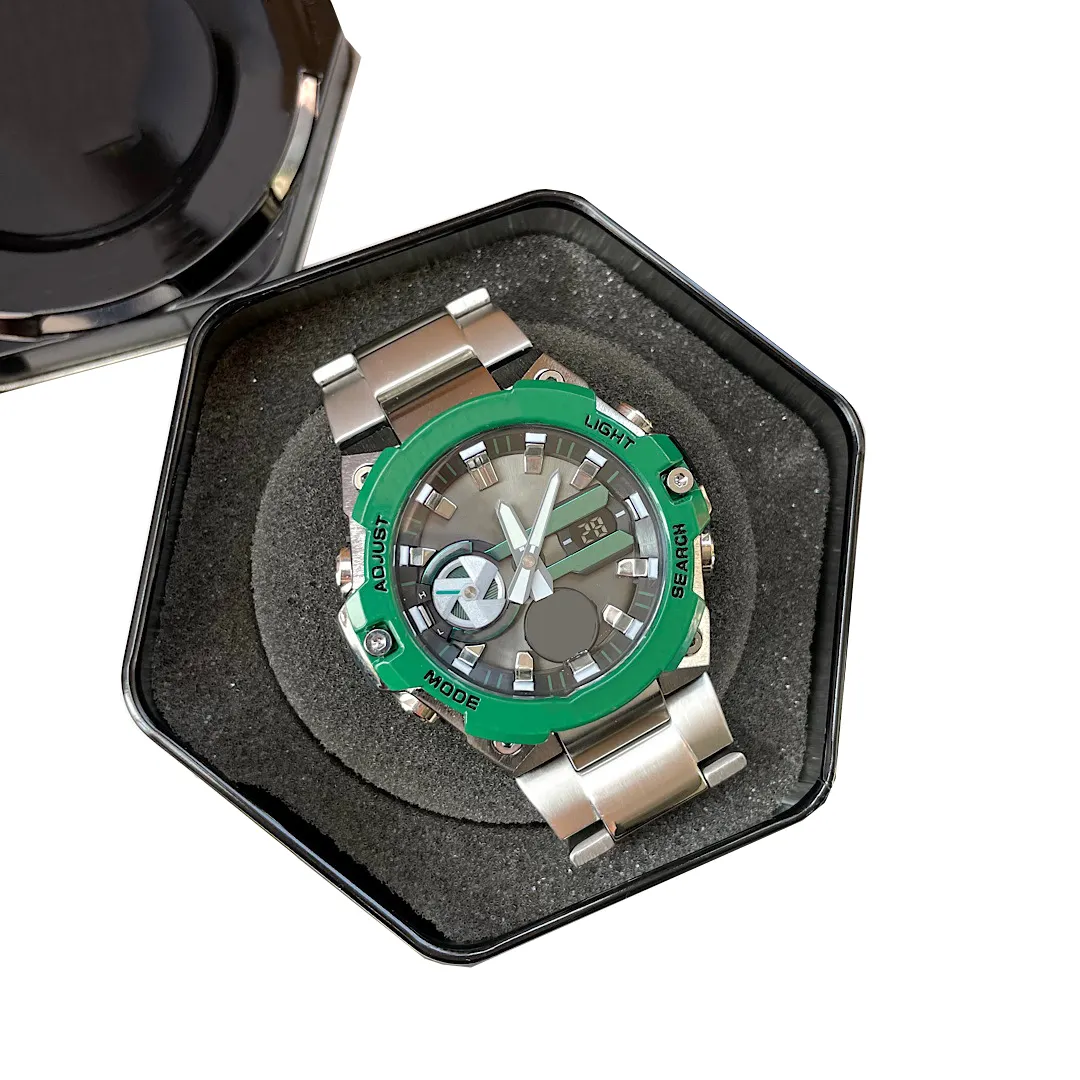 Luxury Analog Mechanical G Digital Watch Sports Shock Waterproof Luminous Alarm Custom Logo Movement Automatic GShock Watch