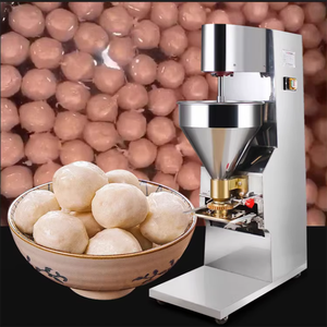Machine à haut rendement de <span class=keywords><strong>table</strong></span> pour faire des boulettes de viande Machines à rouler les boulettes de viande commerciales Machine électrique de petites boulettes de viande - Product Image 1