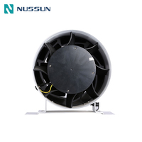 Ventilateur d'extraction en ligne pour sous-sol NUSSUN de 10 pouces avec télécommande de contrôle de vitesse, 110-240V, garantie de 2 ans, roulement à billes