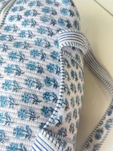 Sac de sport matelassé dans des styles de sport de luxe en coton avec fermeture à glissière directement fabriqué - Product Image 5