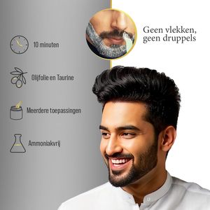 Coloration semi-permanente pour barbe <span class=keywords><strong>Bigen</strong></span> pour hommes 40G Noir brunâtre B102 - Product Image 3