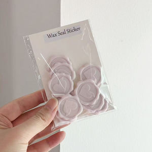Emballage de vente au détail de <span class=keywords><strong>magasinier</strong></span> en ligne 6 pièces autocollants de cire à cacheter auto-adhésifs pour enveloppes de mariage et d'affaires - Product Image 6