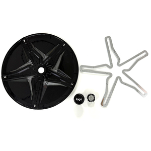 Protection de roue en ABS+PC Yige, à visser, <span class=keywords><strong>peinture</strong></span> en trois couches, pour Tesla Model 3/Y 2019-2025, 19 pouces, remplacement de jante complète - Product Image 4