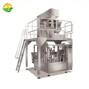Automatic Granule/Nuts/Grain/Seeds/Coffee Bean Manufactory Direct Wrapping Pouch Butter Vaccum Sealer Packing Machine