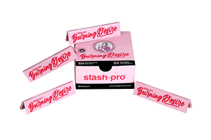 Stas Pro Premium Lighters Pink King Size Slim Ultra-thin Paper Classic Cone Shape 32 Leaves/Booklet Grinder Use - Product Image 6