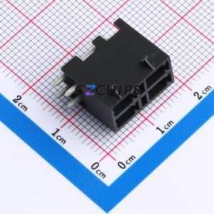 DB2ERHBG-3.81-2*2P-BK Plug-in Terminal Block Bent Lead Through Hole,P=3.81mm <b>Board</b>-to-<b>Board</b> / Socket - Closed Snap Fixing 2x2P - Product Image 1