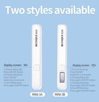 Lampe à ongles rechargeable portable 3W UV LED Séchoir à vernis en gel avec affichage LED Design en plastique à revêtement unique