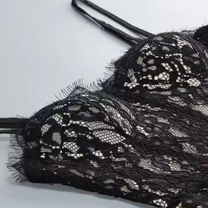 Nouvelle arrivée, prix bas, robe en dentelle d'automne de haute qualité, robe de soirée maxi sans manches, dos nu, col en V profond pour femmes - Product Image 6