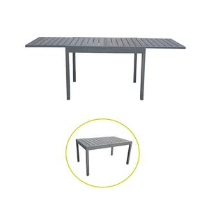 <span class=keywords><strong>Table</strong></span> à manger en <span class=keywords><strong>aluminium</strong></span> <span class=keywords><strong>extensible</strong></span>, 90/180CM, <span class=keywords><strong>Table</strong></span> d'extérieur moderne, en verre - Product Image 5