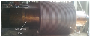 Eje de Rodillos de Descarga para Molino de Caña de Azúcar, de Acero Forjado OEM - Product Image 2