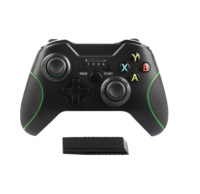 Joystick de controlador de juego inalámbrico/con cable GAMINJA con accesorios de juego de motor de vibración para XBOX 360 y XBOX ONE