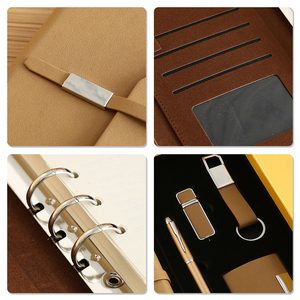 Tùy chỉnh PU da máy tính xách tay & Tạp Chí Hộp Quà Tặng thiết lập biểu tượng cá nhân cho giáo viên khách hàng kinh doanh văn phòng quà tặng giáng sinh - Product Image 2