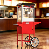 Carrito de Palomitas Comercial Grande con Ruedas