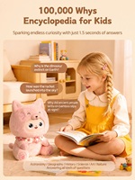 Robot interactif IA, compagnon éducatif, apprentissage multilingue, racontage d'histoires, utilisation familiale pour l'apprentissage des langues, robot IA