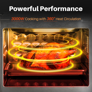 17L 3000W Stainless Steel Digital Control Multi-Function <b>Grill</b> & Air Fryer <b>Microwave</b> Oven for Hotel & Commercial Use - Product Image 5