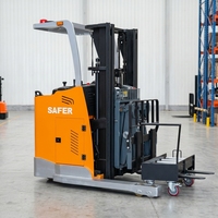 Chariot élévateur SAFER pour allées très étroites, transpalette électrique, chariot élévateur à grande portée