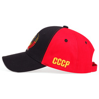 Toptan 6 Panel Polyester/Pamuk Nakışlı Sovyet Kırmızı Devrimi CCCP Bayraklı Hatıra Beyzbol Şapkası Harf Desenli Unisex