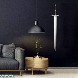 Support <span class=keywords><strong>mural</strong></span> vertical pour épée, décoration d'intérieur, support en acrylique, porte-épée, porte-hache - Product Image 4