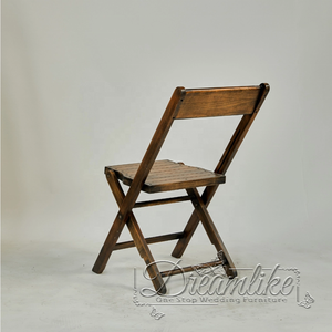 Chaise pliante en bois pour les mariages et les repas Mobilier d'hôtel pour les banquets et les événements - Product Image 3