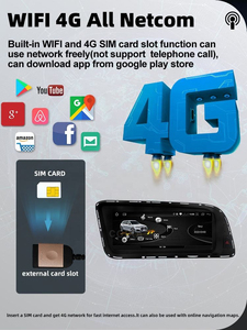 Radio para Auto con Pantalla Táctil Capacitiva de 8.8" Android 12 para Audi <span class=keywords><strong>A4</strong></span> B8 2009-2016, con GPS para Manos Libres, CarPlay y 1DIN Integrado - Product Image 2