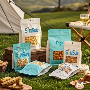 Sachets Doypack Personnalisés Imprimés avec Logo, Auto-scellants, en PET et Aluminium Givré, Emballage Alimentaire de Qualité pour Snacks et Chips - Product Image 4
