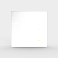 Interrupteur intelligent M8-3 Tuya ZigBee 3 voies, interrupteur mural intelligent pour éclairage électrique, prise en charge du contrôle vocal et par application pour système domotique
