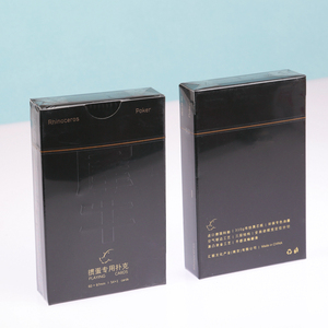 Premium Gold Black Paper <b>Playing</b> <b>Cards</b> Custom Logo Promotional Paper Poker Deck Personalized Flexible Game <b>Cards</b> with Gift Box - Product Image 4