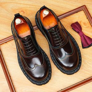 Chaussures souples de créateur, première couche en cuir de vache, mocassins, taille 37-45, chaussures habillées en cuir pour hommes - Product Image 6