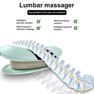 Vibración de alta frecuencia Compresa caliente Masajeador de cintura Gasbag Estiramiento con Airbag Masajeador lumbar - Product Image 2